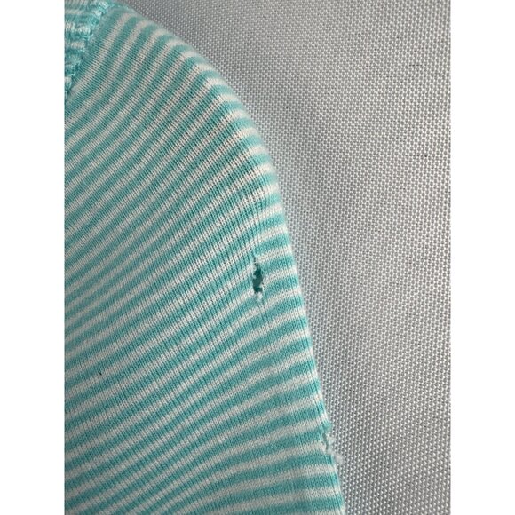 Old Navy Womens Small Long Sleeve Light Blue Striped Shirt - Picture 5 of 5